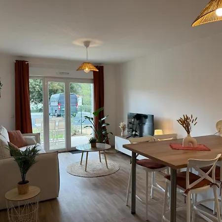 Apartamento L'hibiscus Avec Piscine Entre Et Foret Saint-Jean-de-Monts